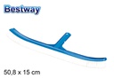 Escova curva para limpeza de piscina blister bw