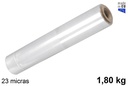 Film estirable transparente 23 micras 1,80 kg