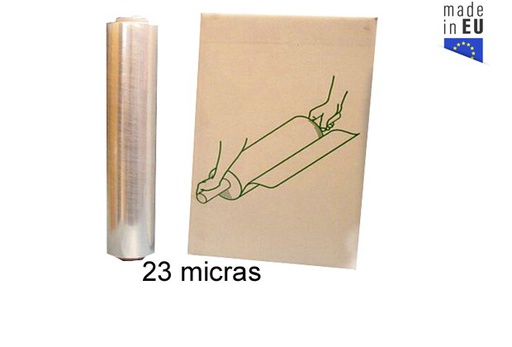 [106149] Film estirable transparente 23 micras 1,80 kg