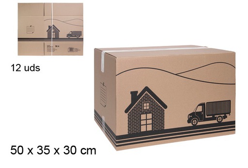 [106145] Boîte en carton multi-usages 50x35x30 cm