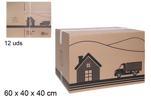 [106146] Boîte en carton multi-usages 60x40x40 cm