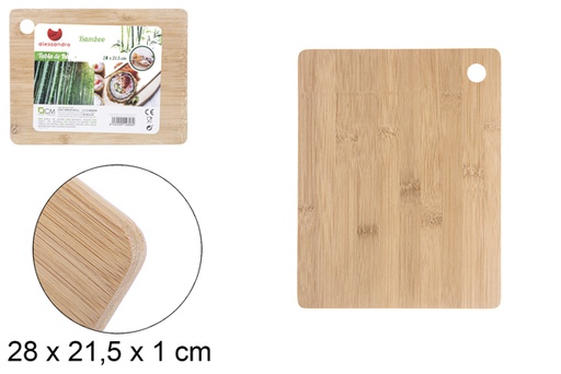 [104806] Multipurpose bamboo cutting board 28x21,5 cm