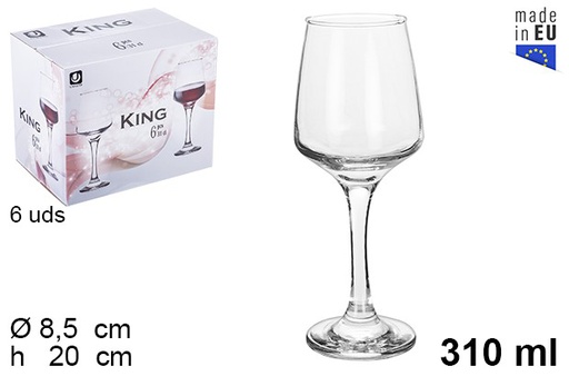 [202852] Copa cristal vino Red King 310 ml