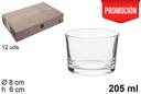 Vaso cristal sidra mini 205 ml