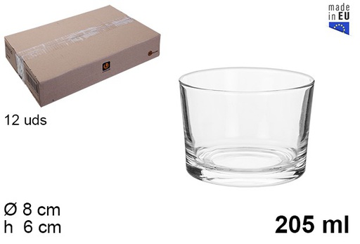 [203286] Bicchiere di vetro per il sidro 205 ml