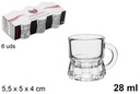 Vaso cristal chupito jarrita Barcelona 28 ml