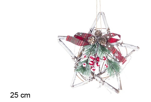 [107119] Christmas star pendant 25 cm