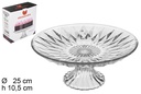Tartera cristal Diamante 25 cm
