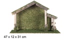 Cabaña madera 47x12x31 cm