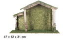 Cabaña madera 47x12x31 cm