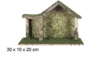 Cabaña madera 30x10x20 cm