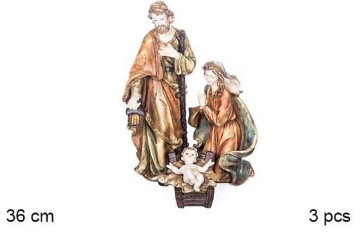 [106378] Nativity set 3 pieces 36 cm