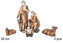 Nacimiento 5 piezas 36 cm  