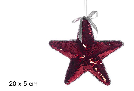[106474] Pendentif étoile brillante 20 cm