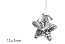 Colgante estrella brillante Navidad 12 cm