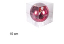 Bola roja brillo 10cm