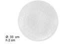 Bajo plato ondas blanco 33 cm 