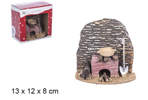 [106338] Scena dell'incendio con casseruola per Betlemme