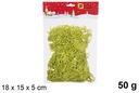 Paja de papel verde 50 gr.