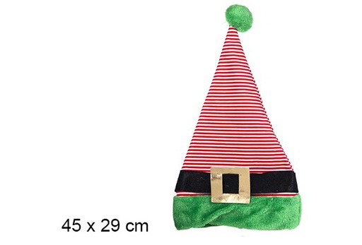 [107409] Chapéu de elfo de Natal 45x29 cm 