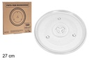 Plato cristal microondas 27 cm