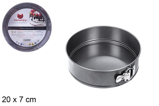 [104724] Detachable round mold 20x7 cm