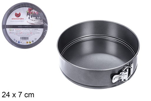 [104725] Detachable round mold 24x7 cm