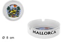 Cenicero cerámica decorado Mallorca 8 cm