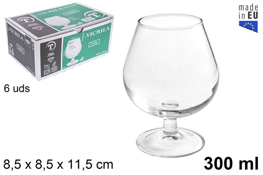 [203449] Bicchiere in vetro cognac 300 ml