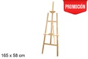 Caballete madera pintor 165 cm