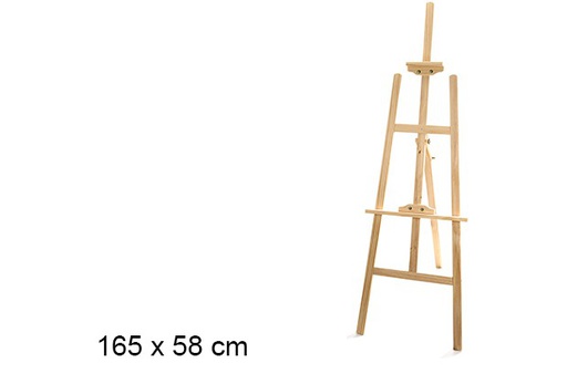 [104833] CHEVALET DE PEINTRE EN BOIS 165CM