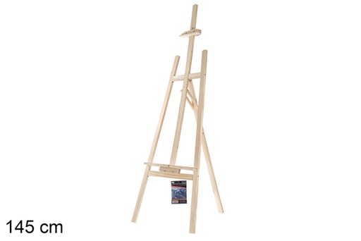 [104832] CHEVALET DE PEINTRE EN BOIS 145CM