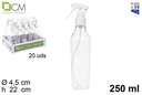 Plastic bottle with white sprayer 250 ml