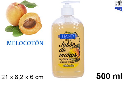 [107461] Jabón líquido de manos melocotón 500 ml