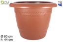 Plastic pot Elsa terracotta 60 cm