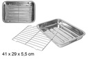 Bandeja horno con grill 40 cm