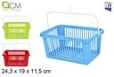 Cesta para pinzas plástico colores surtidos