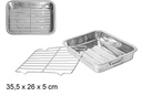 Bandeja horno con grill 35 cm
