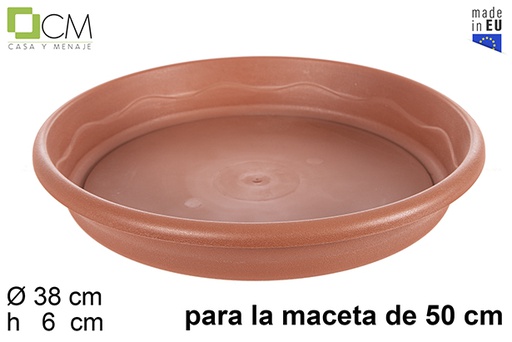 [103099] Elsa terracotta pot plate 50 cm