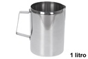 Jarra leche inox 1 l.