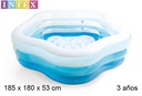 Piscina hinchable forma estrella