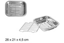 Bandeja horno con grill 25 cm