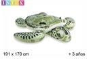 Colchoneta hinchable tortuga marina 191x171 cm