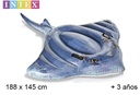 Colchoneta hinchable pez mantarraya 188x145 cm