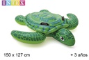Tortuga hinchable verde 150x127 cm