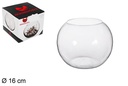 Florero cristal bola caja regalo 16 cm