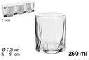 Vaso cristal whisky Shine 260 ml