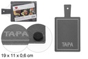Slate tray with handle 19x11 cm