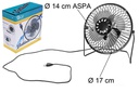 Ventilador USB de ferro 17x9 cm