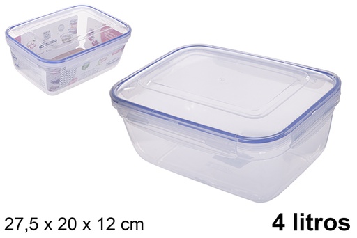 [107821] Lunch box rectangulaire hermétique Seal 4 l.